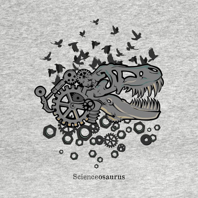 Steampunk T-Rex by Scienceosaurus